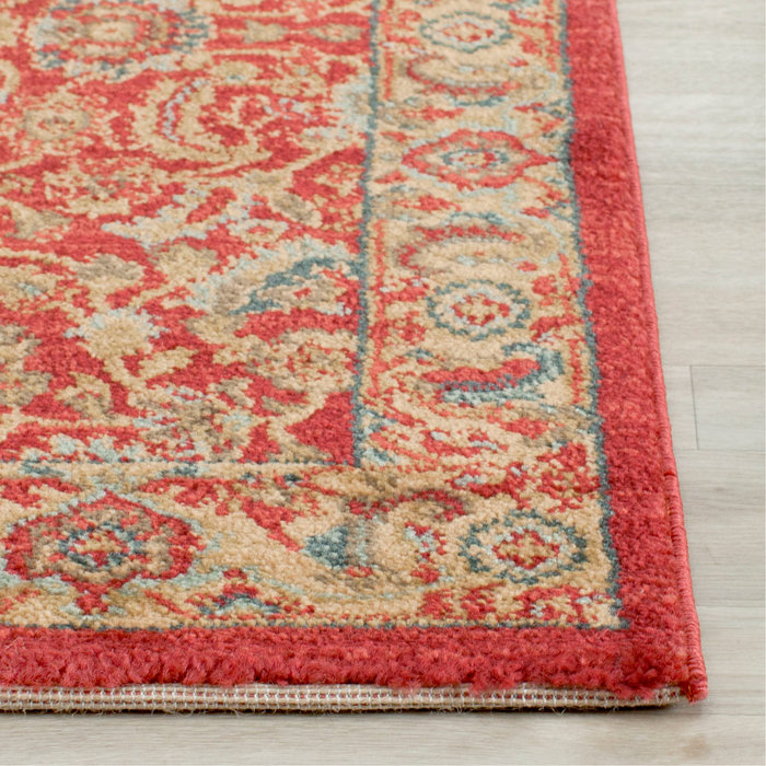Astoria Grand Pennypacker Performance Red/Beige/Blue Rug & Reviews